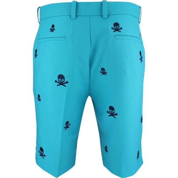 G/FORE Men's Bluebird Golf Shorts Size 30 Skull & T's AOP Embroidery NWT - Picture 2 of 11